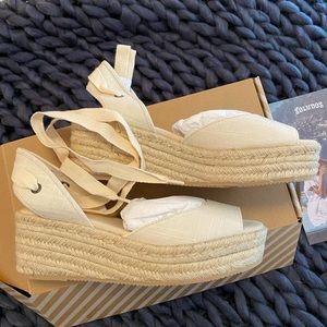 Open-toe Platform Espadrille
